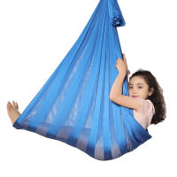 เด็กในร่มกลางแจ้งบำบัด Swing Cuddle Hammock เด็ก Sensory Integration Snuggle Swing Hammocks Soft Breathable 290x160cm