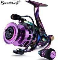 ZZOOI Sougayilang Fishing Reel Ultralight 6.0:1 High Speed Gear Ratio Max Drag 39lb with Aluminum Spool for Saltwater/freshwater Pesca