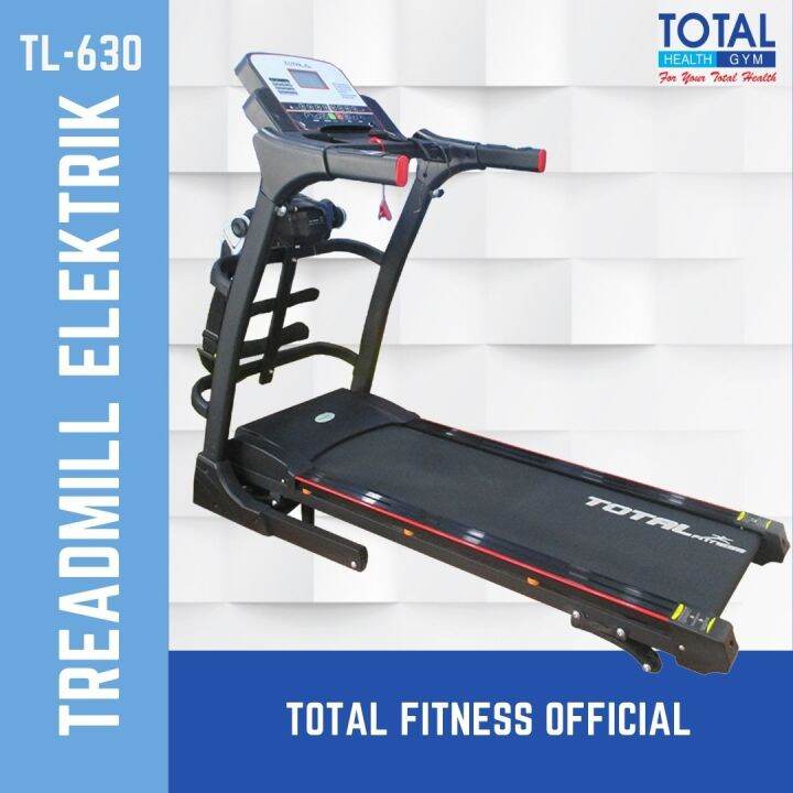 Alat Fitness Treadmill Elektrik Tl 630 Motor Dc 2hp Auto Incline