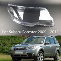 เลนส์แก้วครอบไฟหน้าโป๊ะไฟแบบโปร่งใสเคสกันกระแทกสำหรับ Subaru Forester 2009-2012ครอบไฟรถใหม่