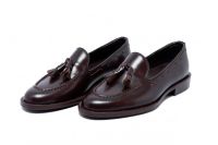 London Brown - LOWEN  รองเท้าหนัง tassel loafers สี Brown / สี Navy blue