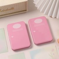 Pink Rectangular Metal Storage Box Empty Mini Tin Box Tinplate Candy Pill Cases