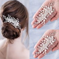 【hot】﹊  Hair Comb Wedding Accessories Color Rhinestone Headband Bridal Pins Jewelry