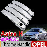 สำหรับ OPEL Astra H 2004-2009โครเมี่ยมจับปกตัดชุดโฮลเดน Vauxhall Astra ครอบครัว2007อุปกรณ์เสริมในรถยนต์สติ๊กเกอร์รถจัดแต่งทรงผม