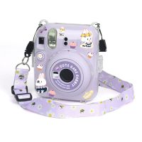 เคสกล้องอะคริลิค,สำหรับ FUJIFILM Instax Mini 12แข็งติดคริสตัลพร้อมสายคล้องไหล่สำหรับ FUJIFILM Instax Mini 12(DIY สีชมพูกราฟฟิตี)/FUJIFILM Instax Mini 12(DIY สีน้ำเงินแมว DIY)/FUJIFILM Instax Mini 12(DIY ดอกเดซี่สีม่วง)/FUJIFILM Instax Mini 12 (