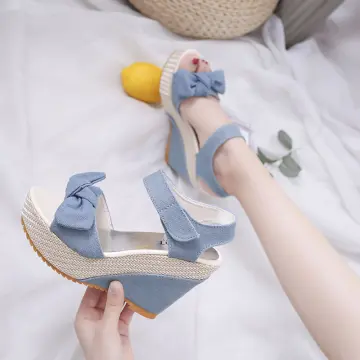 Floral Platform Wedge Heel Women's Sandals | Fashion shoes heels, Cute shoes  heels, Womens booties shoes