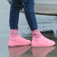 ซิลิโคนกันลื่นแบบใช้ซ้ำได้รองเท้ากลางแจ้ง Rain BOOT Overshoes สวมใส่รองเท้าฝนกันน้ำ Rainy Day รองเท้า-cijiha