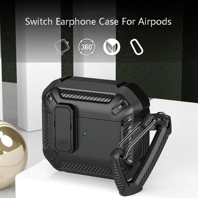 PC Anti-fall Cover For AirPods Pro 2 Case For Airpod Pro 1 2 Cover For Apple Airpods 3 2 1 Case Wireless Earphone With Keychain