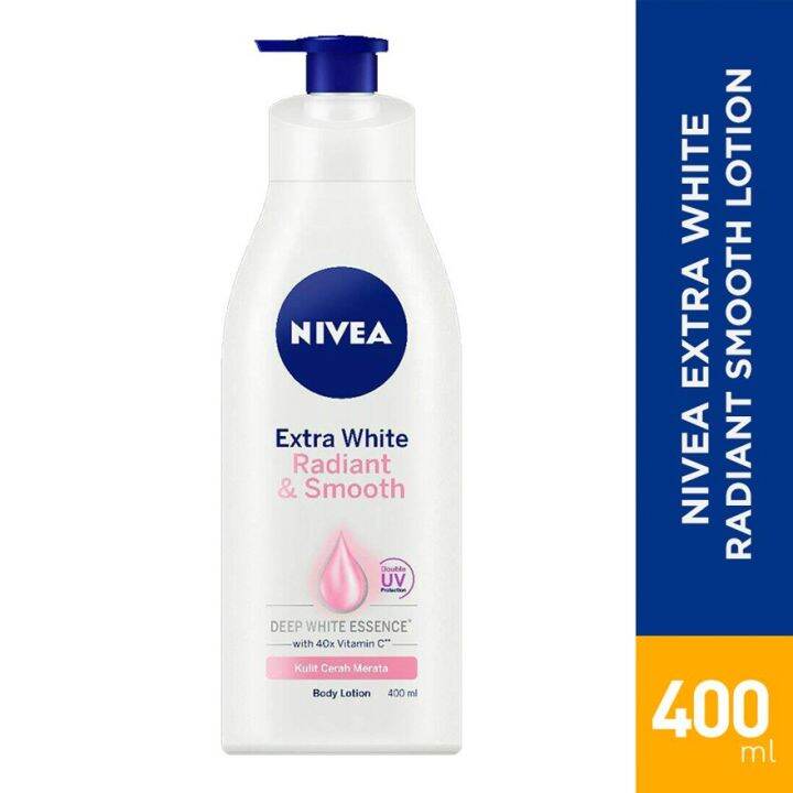 Nivea Extra White Radiant Smooth Body Lotion 400mL | Lazada Indonesia