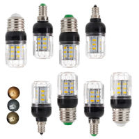 E27 E14 E12 E26 SMD 5730 27LEDs 7W LED Corn Bulb Lamp Christmas Chandelier Candle Light Home Lighting AC 110V 220V DC 12V 24V