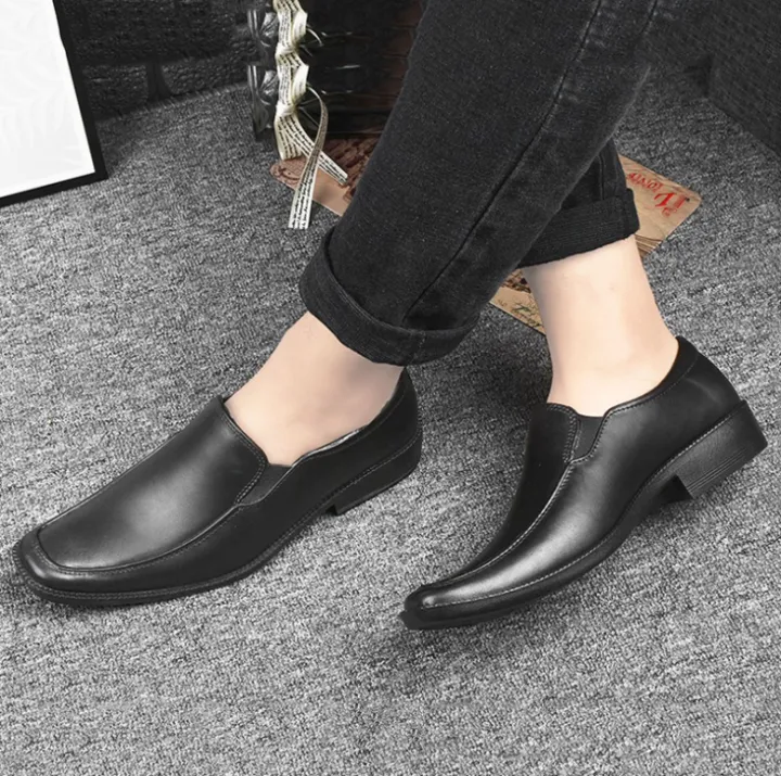 Plain Waterproof Casual Black FORMAL OFFICE AND SCHOOL Shoes FOR MEN FASHION SHOES | Lazada PH Plain Waterproof Casual Black Formal Office And School Shoes For Men Fashion Shoes | Lazada Ph