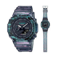 นาฬิกา Casio G-SHOCK Carbon Core Guard นาฬิกาข้อมือผู้ชาย สายเรซิ่น รุ่น GA-2100 GA-2100NN GA-2100NN-1A