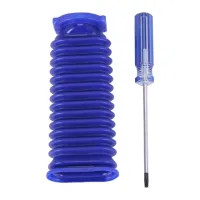 nm-Ad-for Dyson V6 V7 V8 V10 V11 Soft Velvet Roller Suction Blue Hose Replacement For Home Cleaning Vacuum Cleaner Accessories