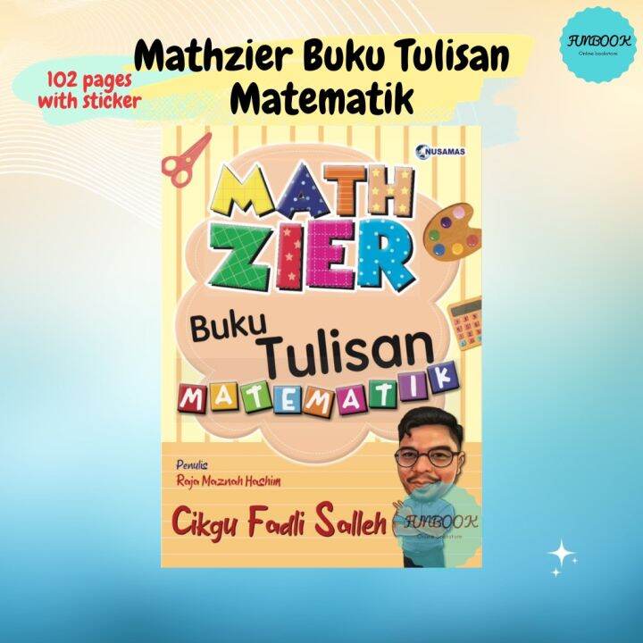 [FUNBOOK] Mathzier Buku Tulisan Matematik Nombor Sticker Cikgu Fadli ...