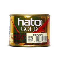 HATO (ฮาโต้)AG-123 (1/4ปอน/0.1L) สีทองน้ำมัน ยุโรป(H181-0035)