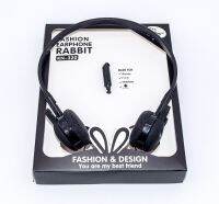 หูฟังครอบหูหัวกระต่ายสีดำ RABBIT KN-320