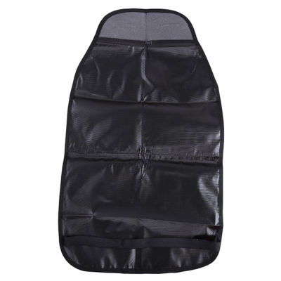 Universal Car Anti-dirty Pad Seat Back Kick Mat Storage Bag Protector Cover Keep Clean With Storage Bag Waterproof Black Baby