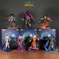 World Of Warcraft Game Bandai Genuine Original Popmt Illidan Game Anime Figure Model Toy Doll Kawaii Gift