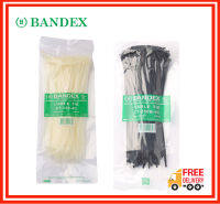 Bandex เคเบิ้ลไทร์อย่างดี 10 นิ้ว,12 นิ้ว,15 นิ้ว มี 2 สี-สีขาว,สีดำ (100เส้น/แพค)