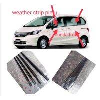 แถบพลาสติกซีลหน้าต่างรถยนต์ ด้านนอก สําหรับ honda freed 2009 2010 2011 2012 2013 2014 2015