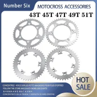 Motorcycle 520 Chain Rear Sprockets 43T 45T 47T 49T 51T Chainwheel For HONDA CRF CRF250 CRF450 XR250 CR250 XR400 CRF450X XR650R