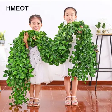 Fake Vines for Room Decor 6pcs Fake Leaves Plants Artificial Ivy