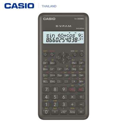 Casio FX-350MS ใช้ Casio fx-350ms 2nd edition แทน  เครื่องคิดเลข ของใหม่  ของแท้ ประกันศูนย์ 2 ปี  เครื่องคิดเลขวิทยาศาสตร์  ของแท้ 100% casio FX-350ESPLUS FX-350EX FX-350