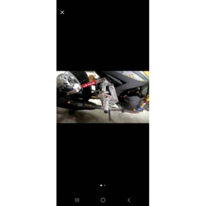 Pipe bracket Sniper 150/155 ego footrest single shifter motor mo