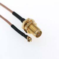 ☂✆♤ 1pc MS156(DIY IPX) To RP-SMA Female RF Jump Cable RG178 15CM for LTE modem Yota LU150