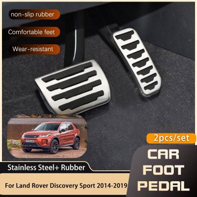 Car Foot Pedals For Land Rover Discovery Sport L550 2014 2015 2016 2017 2018 2019 Fuel Clutch Brake Non slip Pedal Cover AT MT