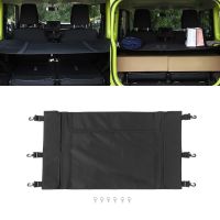 For Suzuki Jimny 2019 2020 2021 2022 2023 JB64 JB74 Car Luggage Carrier Trunk Curtain Cover Interior Accessory Black ABS/Canvas