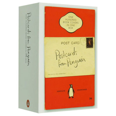 English original postcards from Penguin Book cover 100 postcards in English