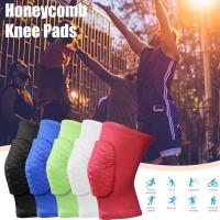 1pc Sports Knee Pads Honeycomb Anti-collision Knee Brace Sleeve Breathable Outdoor Kneepad Protector Sport Basketball Leg Prote