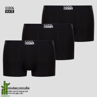 COOLMATE Combo 3 quần lót, sịp đùi boxer nam Trunk Bamboo kháng khuẩn cao cấp hàng Việt Nam thumbnail