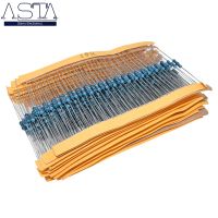 30 Kind 1/4W Resistance 1 Metal Film Resistor Assorted Kit Each 20 Total 600pcs 47Ω/220Ω/1K/10K/47K/68K/100K/220K/1M