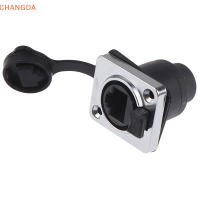 ?【Lowest price】CHANGDA RJ45 Waterproof Connector 8P8C ปลั๊กยึดแผงหญิงตรง RJ45 ADAPTER