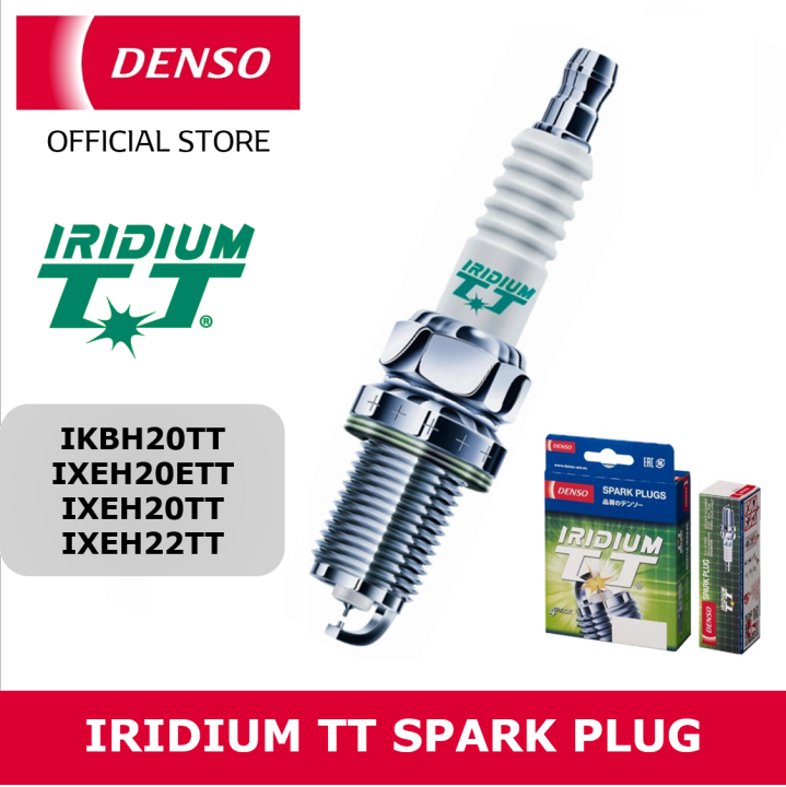 DENSO Iridium TT Spark Plug [4PCS] IKBH20TT/ IXEH20ETT/ IXEH20TT ...