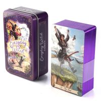 【YF】❇  Everyday Witch Tarot Tin Metal 78 Cards Gilded Guidebook Stocking Cccult Del Toro Tarot