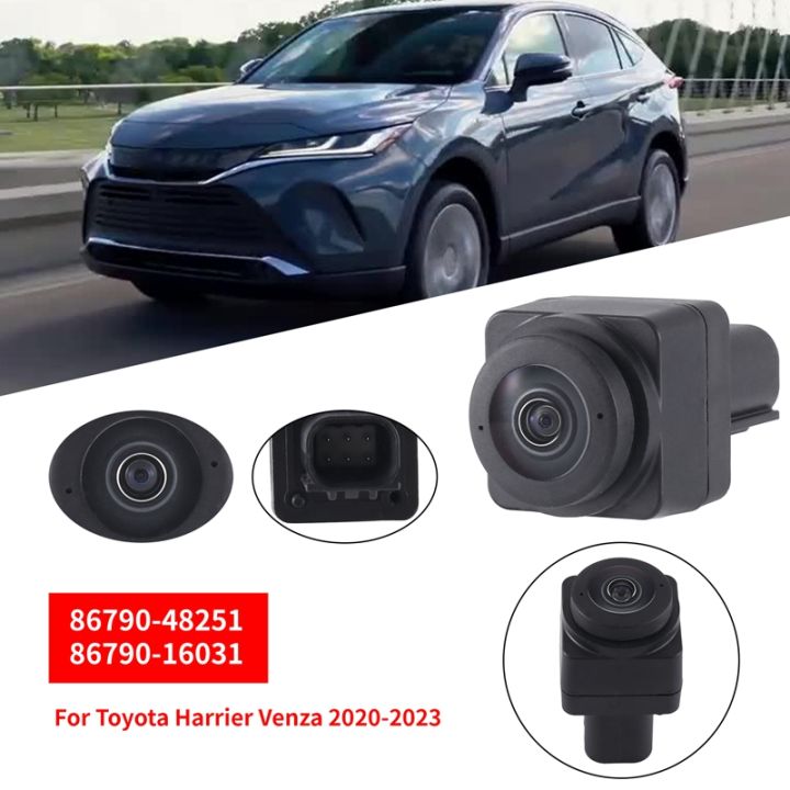 front-view-camera-86790-48251-86790-16031-bumper-grille-camera-for-toyota-harrier-venza-2020-2023-surround-assist-camera