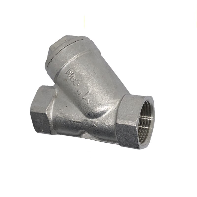 Y Type Strainer Filter 304 Stainless Steel Triple Clamp Flange Filter 32mm 1in 1.6Mpa Strainer Filter