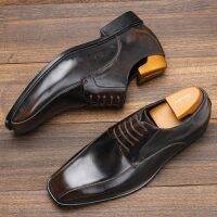 Men Dress shoes Social shoe male New Design mirror luxury shoes for men Size 40-45 classic formal shoes men #H9532