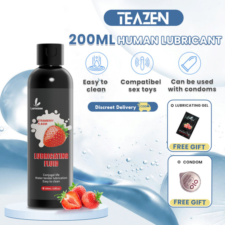 Teazen 200ml Lubricant Water Based Soluble Lubricant Gel Sex Lube Health Tasteless Flavored Gel 8504