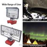 ☁☽☬ rfefefewfeerew Portátil 3/4/5/8 Polegada elétrica led lâmpada luz de trabalho dupla usb para milwaukee m18 18v li-ion bateria interior ar livre holofotes