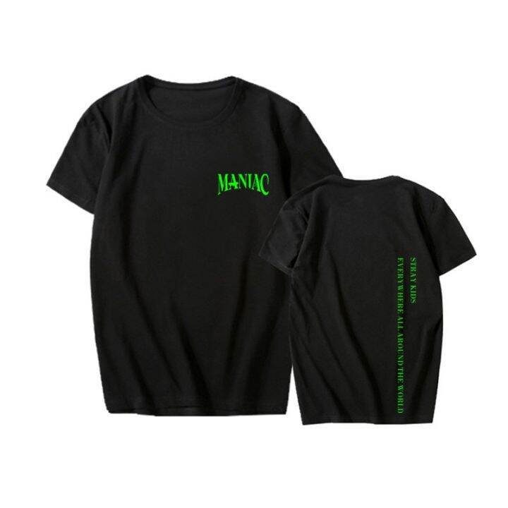 stray-kids-maniac-t-shirts-cotton-t-shirt-premium-quality-kpop-fans-tees