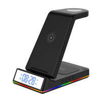 3 In 1 Wireless Charger Dock สำหรับ 13 12 11 XS Pro Max 8 Qi Fast Charging Dock Station เครื่องชาร์จสำหรับ 7