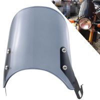 Universal Motorcycle Retro Cafe Racer Headlight Windshield Instrument Visor For Honda Yamaha XJR 1300 Ducati Suzuki