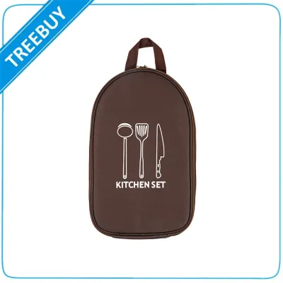 Outdoor Camping Cookware Storager อุปกรณ์ทำอาหาร Organizer แบบพกพา Oxford Kitchen Ware Storage Bag Travel Tableware Pouch