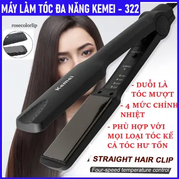 Máy ép duỗi tóc mini 2 in 1 phong cách Hàn Quốc  EM162 Vàng kim  Đen   P225316  Sàn thương mại điện tử của khách hàng Viettelpost