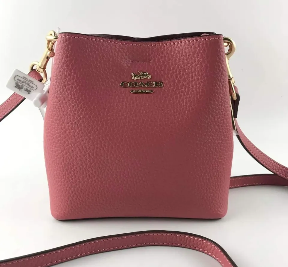 Coach Pink Mini Town Bucket Bag