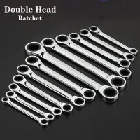 Reversible Double Head Ratchet Wrench Chrome Vanadium Steel Metric Ratcheting Box Wrench 8 27mm Double Head Ratchet Nut Spanner